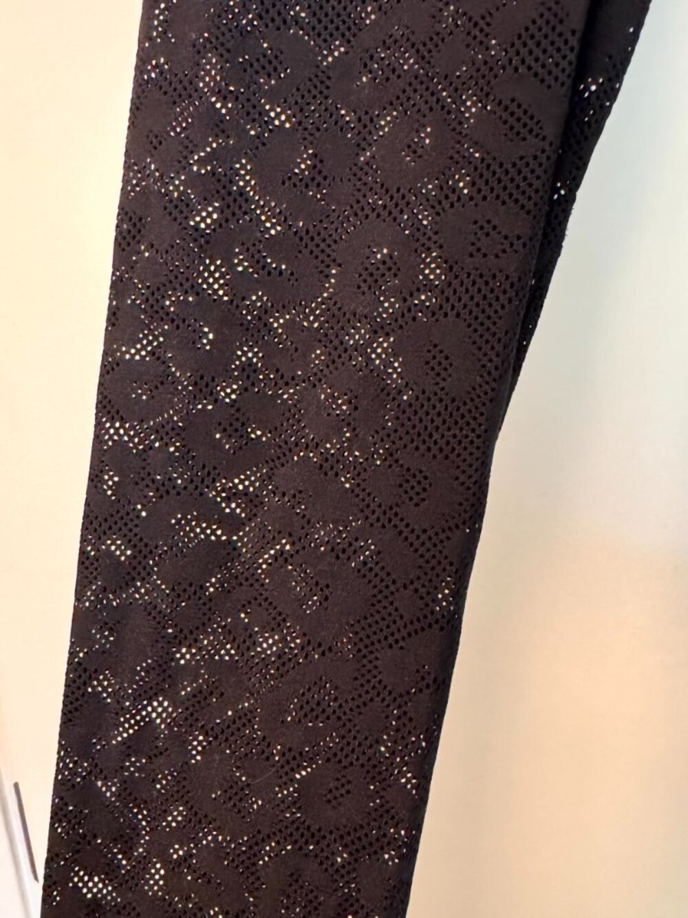 Adam Selman Sport French Cut Legging Black Leopard | Size M | EUC - Picture 7 of 7